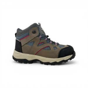 Botas de Seguridad Adri Rosadas - Volcano Pro | Cuero Nobuck y Punta de Acero - Imagen de 2