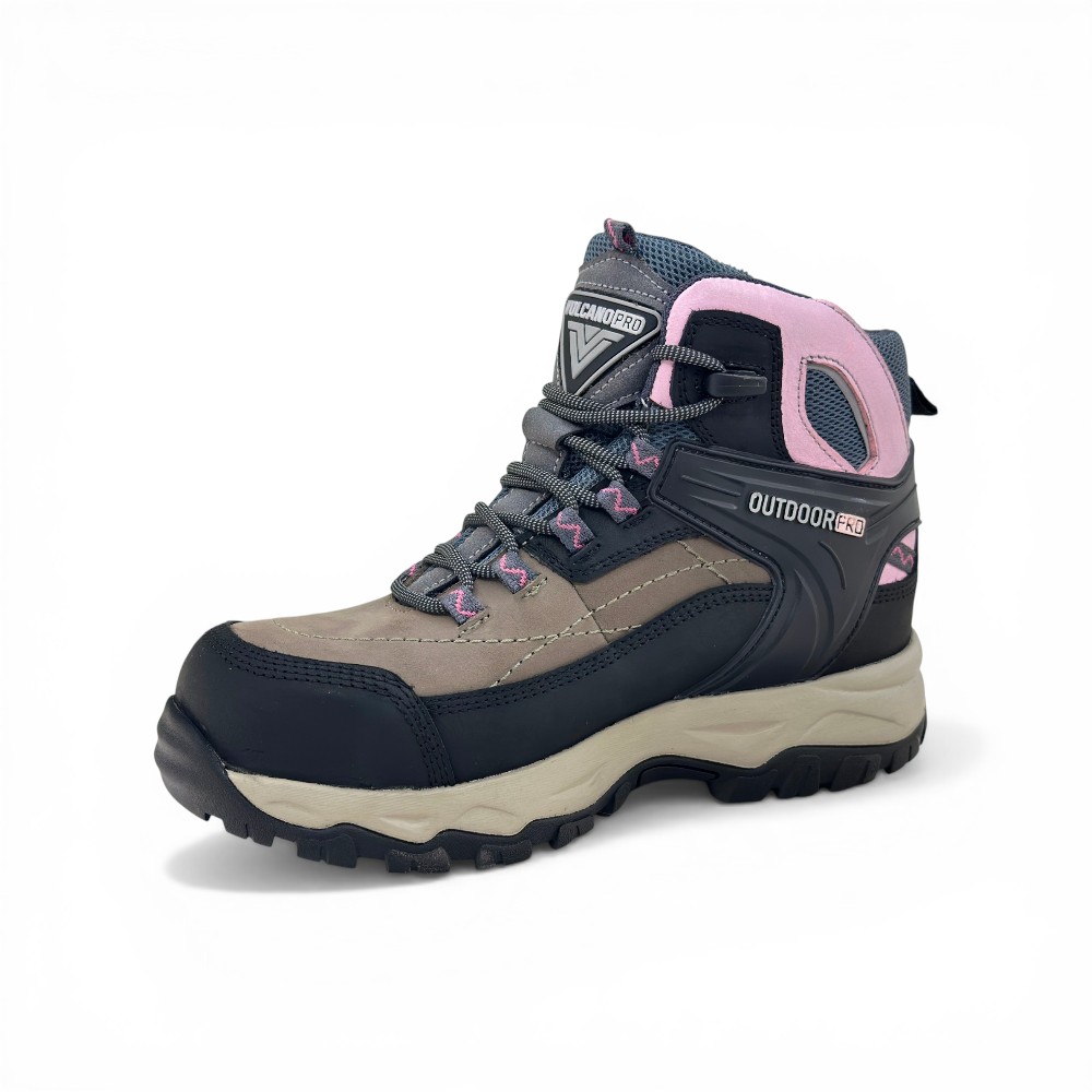 Botín Seguridad DAENERYS Palo Rosa | Acero + Kevlar | Cuero + TPU - Imagen de 4