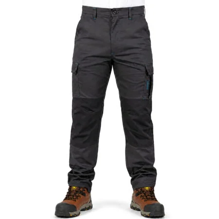 Pantalón de Trabajo Miner Spandex Gris con Quickdry y UV+50