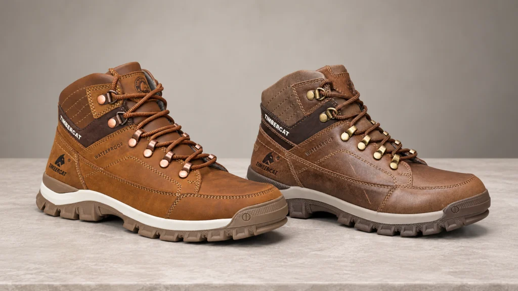 Botines Cronox Timbercat en sus presentaciones nobuck y Álamo